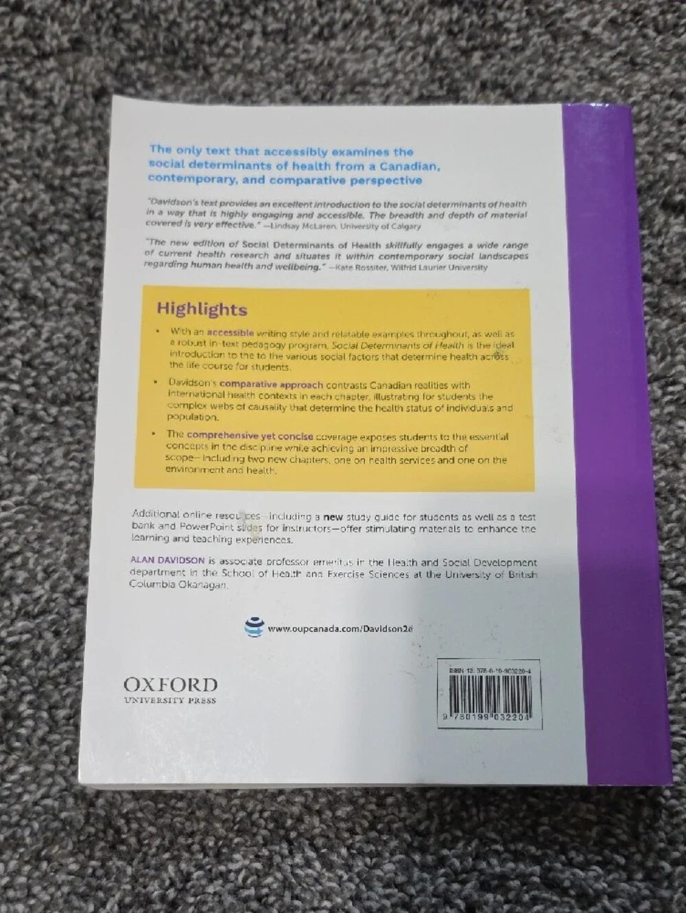 Social Determinants Of Health By Alan Davidson Second Edition